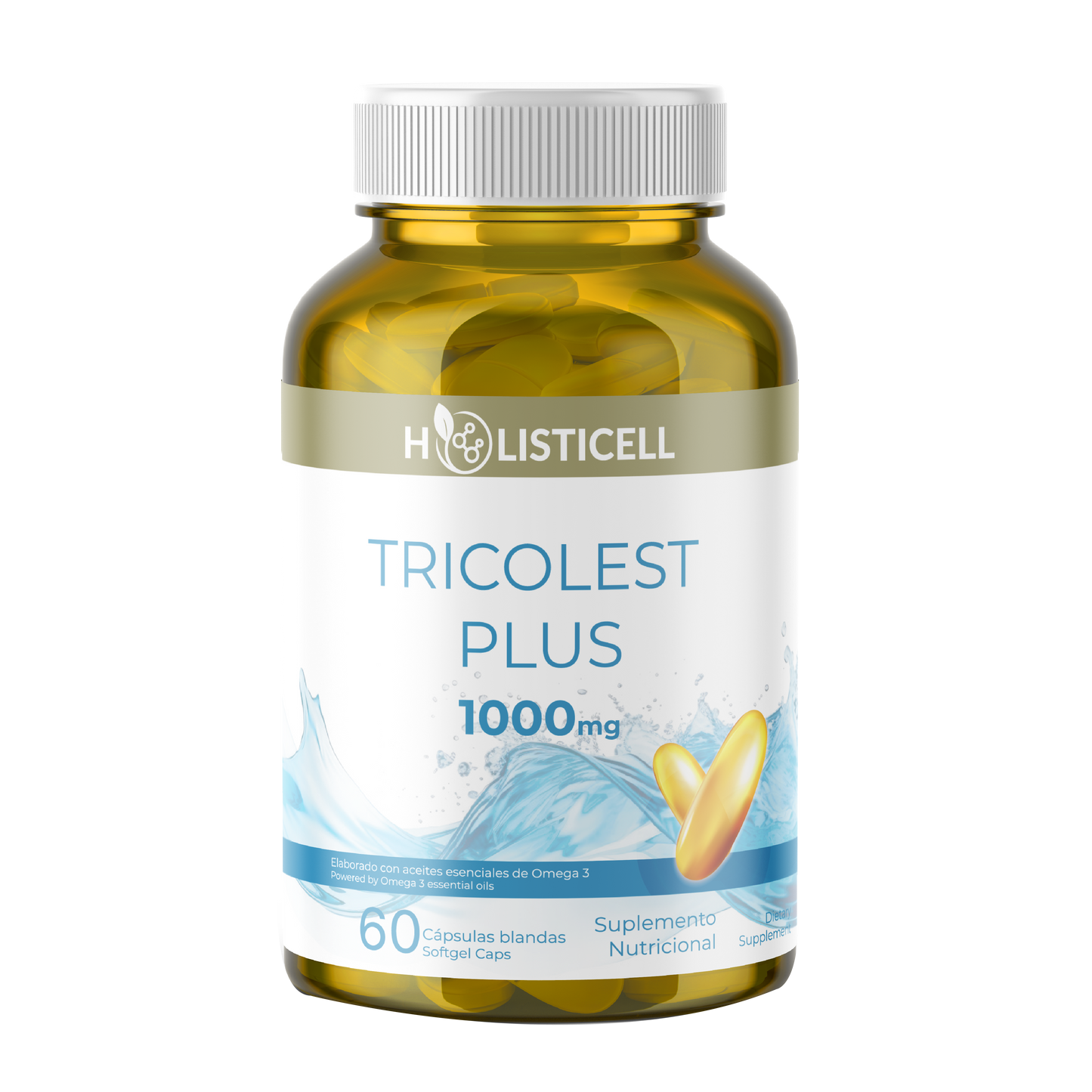 TRICOLEST PLUS 1000 MG 60 SOFTGEL-HOLISTICELL