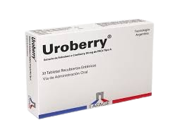 UROBERRY X 30 TABLETAS